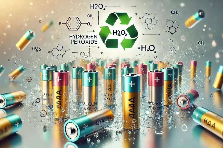 DALL·E 2024 09 30 13.47.50 A conceptual representation of lithium alkaline battery recycling using the visual stereotype of AAA batteries but without any writing or logos on th.webp