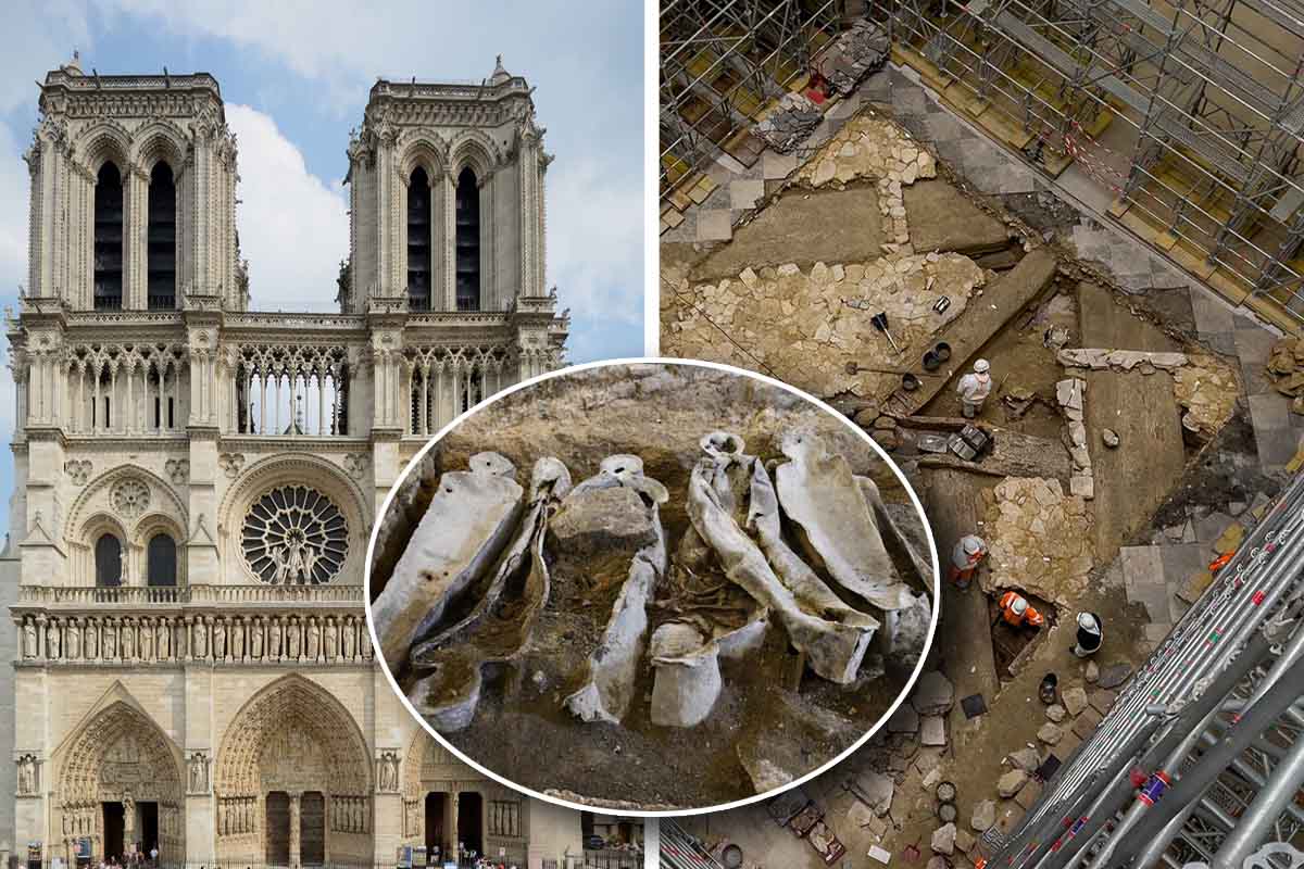 Risolto il mistero dei sarcofagi di piombo sepolti sotto Notre-Dame, venuti alla luce con l’incendio 1 Notre Dame sarcofagi.jpg