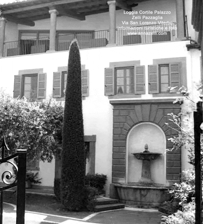 Zelli pazzaglia viterbo loggia cortile palazzo zelli pazzaglia via san lorenzo info e foto 1.gif