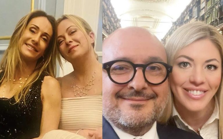 arianna meloni giorgia meloni maria rosaria boccia gennaro sangiuliano.jpg