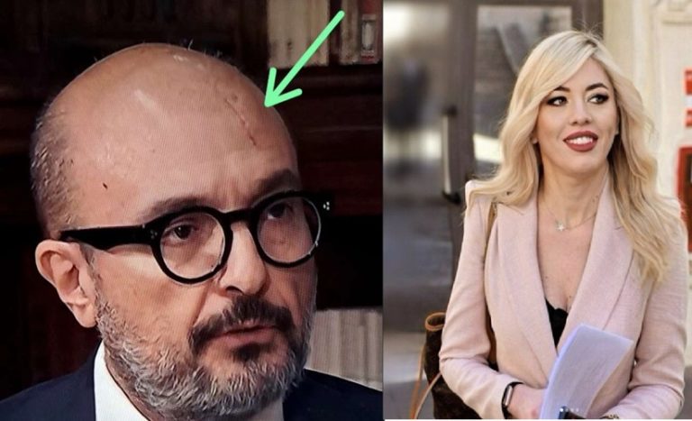 gennaro sangiuliano maria rosaria boccia esposto graffio fronte gravidanza.jpg