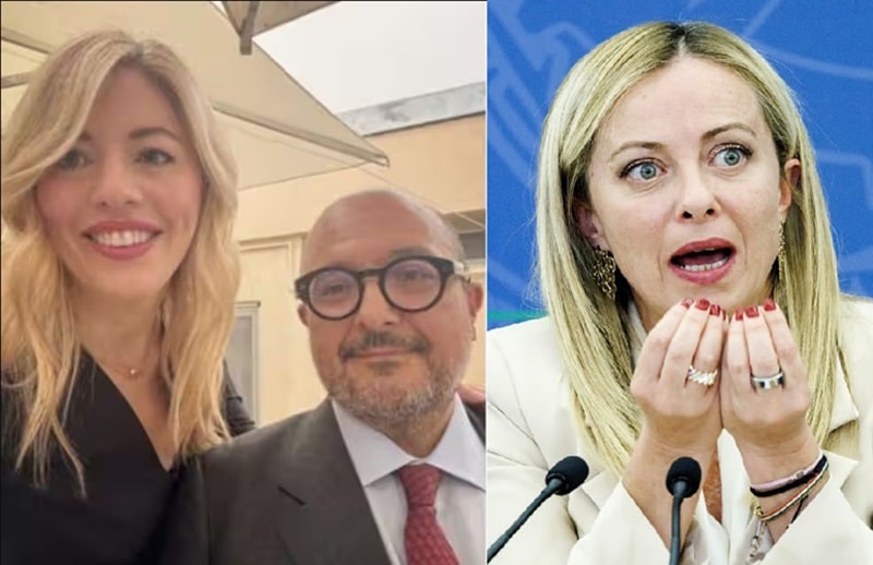 gennaro sangiuliano maria rosaria boccia mediaset giorgia meloni.jpg