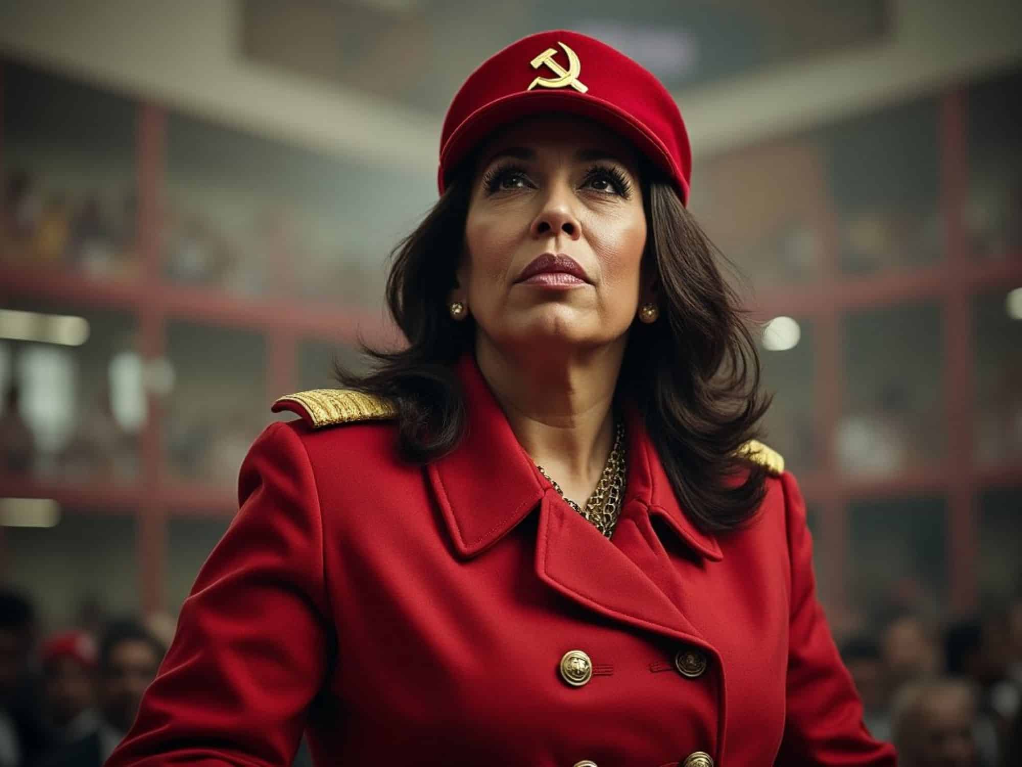 Elon Musk si “diverte” con Grok: creata una foto di Kamala Harris comunista 1 kamala harris comunista.jpg
