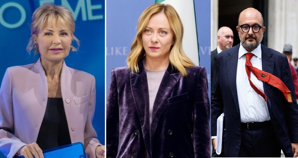 Lilli Gruber contro Meloni: «Con Sangiuliano al Tg1 ha cercato di manipolare l’opinione pubblica» 1 lilli gruber giorgia meloni.jpg