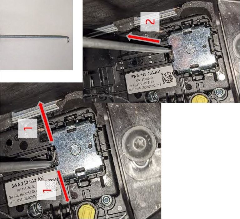 Leva cambio automatico volkswagen bloccata in P riparazione solenoide 1.jpg