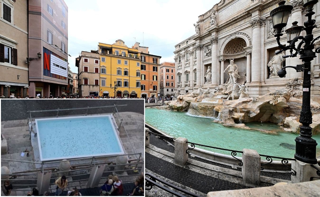 Fontana di Trevi, il Comune di Roma installa una piscina per il lancio delle monetine 1 Progetto senza titolo 27.jpg