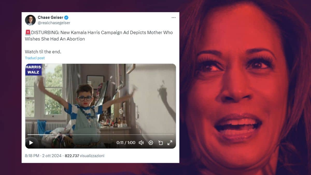 Il falso spot di Kamala Harris sull’aborto 1 video spot fake kamala harris aborto 0.jpg