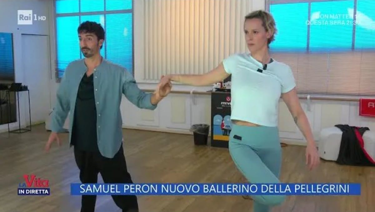 Ancora guai a Ballando con le stelle Samuel Peron si fa male e Federica Pellegrini rimane senza partner.jpg