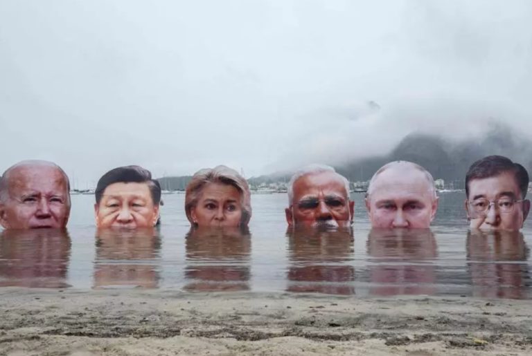 G20 i volti di Biden Putin e Xi Jinping sottacqua.jpg