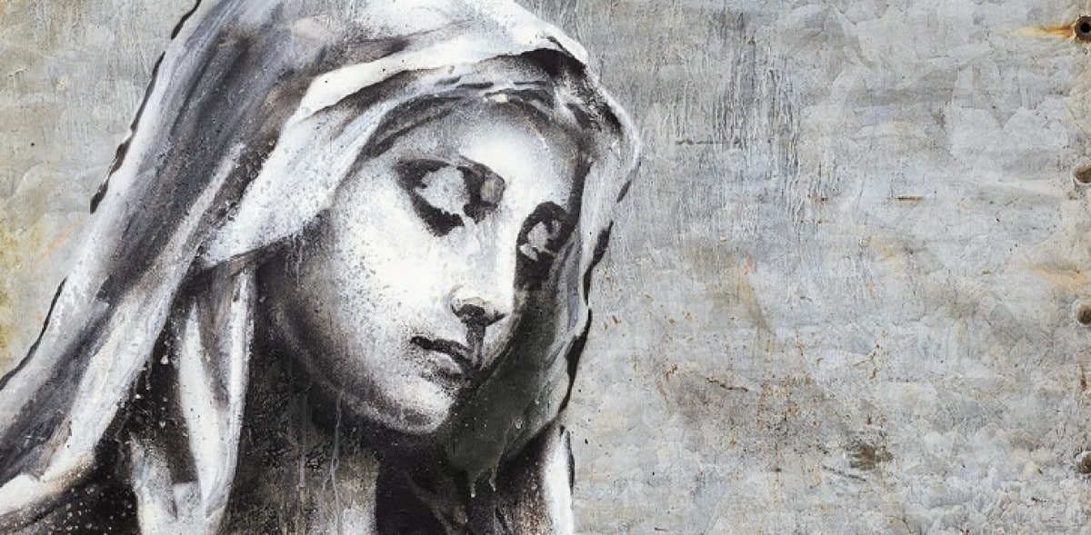 Banksy è tornato: ecco la Madonna con bimbo sofferenti. Omaggio a Gaza? Le ipotesi dei fan 1 Banksy madre bambino Gaza.jpg