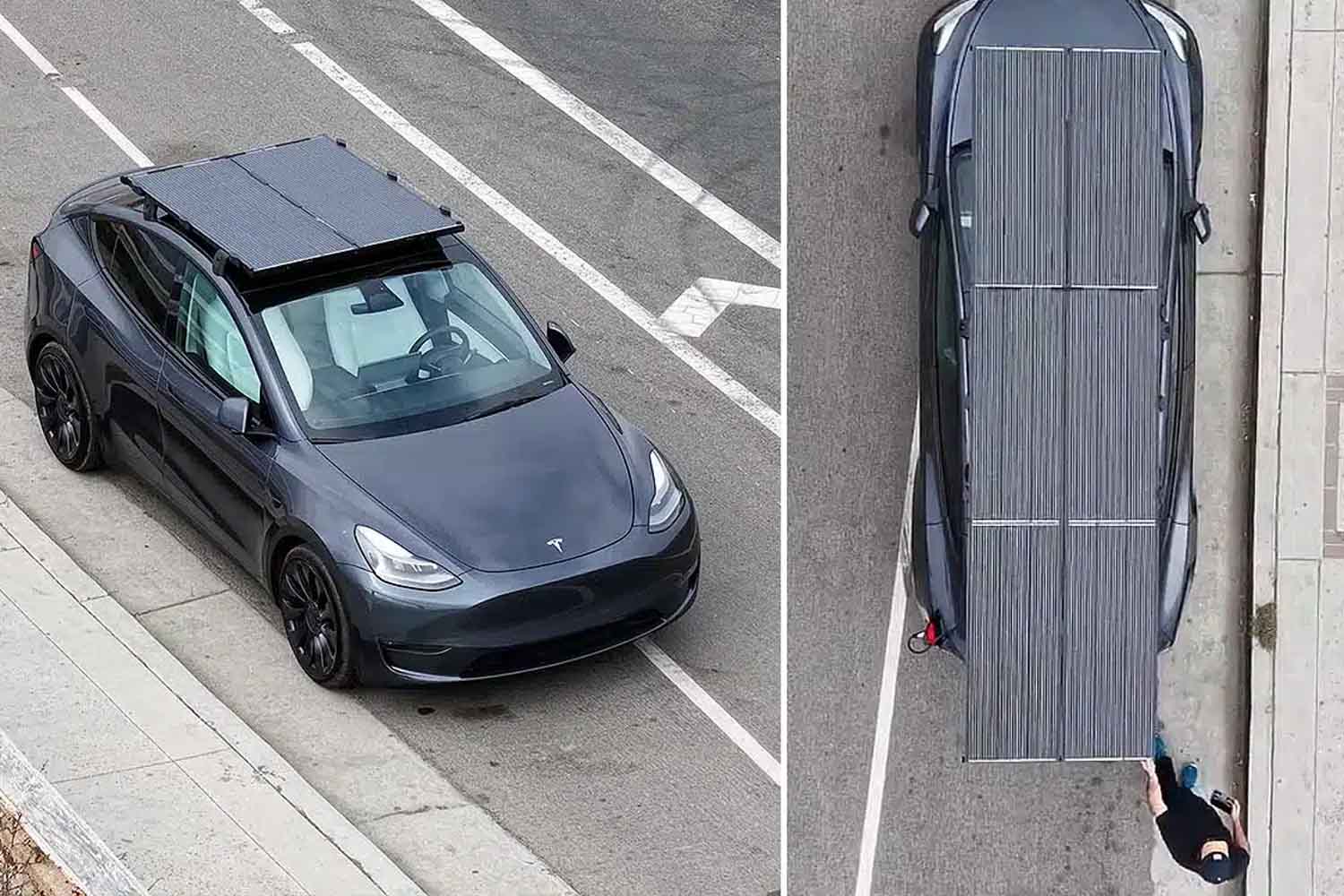 Il rivoluzionario “porta-pacchi fotovoltaico” che garantisce 32 km extra al giorno a qualsiasi auto elettrica 1 Kit auto solari.jpg