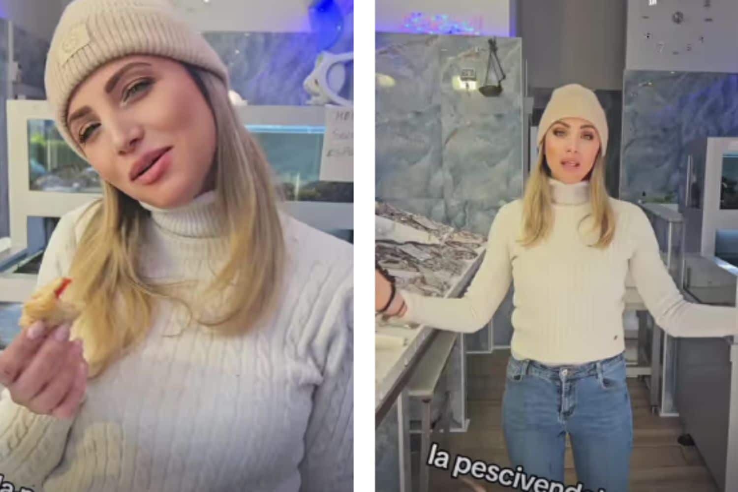 Polpi trattati come marionette: chiuso l’account TikTok della “pescivendola più bella d’Italia” (che ne ha già aperto uno nuovo) 1 Pescivendola Bannata Tik Tok.jpg