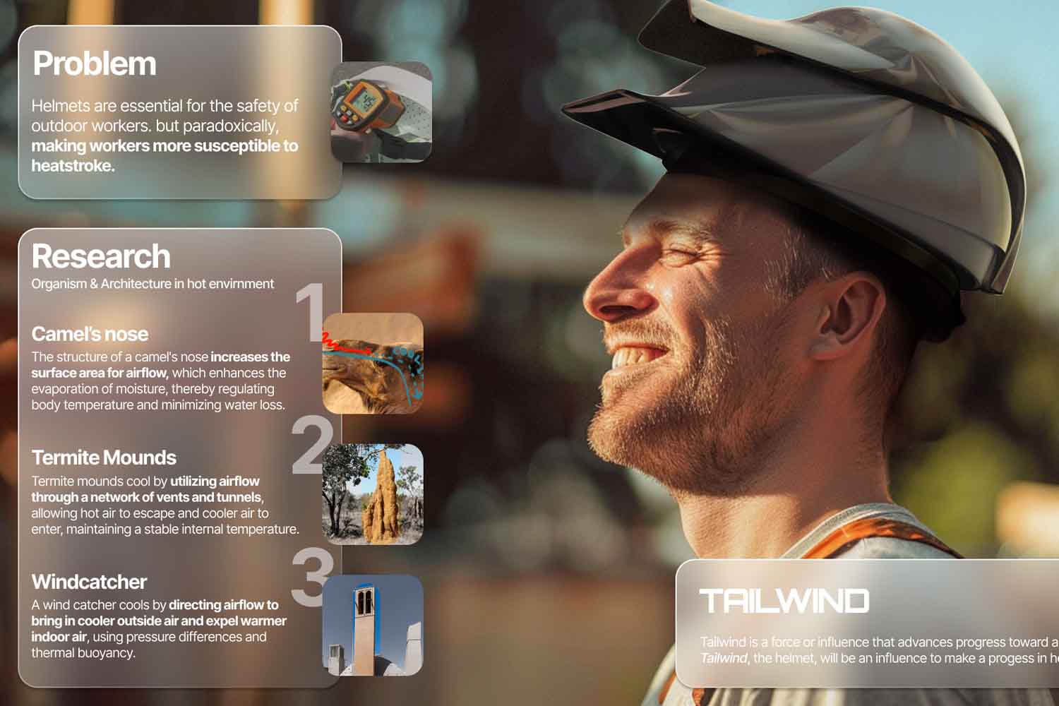 Contro le ondate di caldo, ecco un casco di protezione con “climatizzatore” incorporato per il settore edile 1 casco da costruzione con climatizzatore.jpg