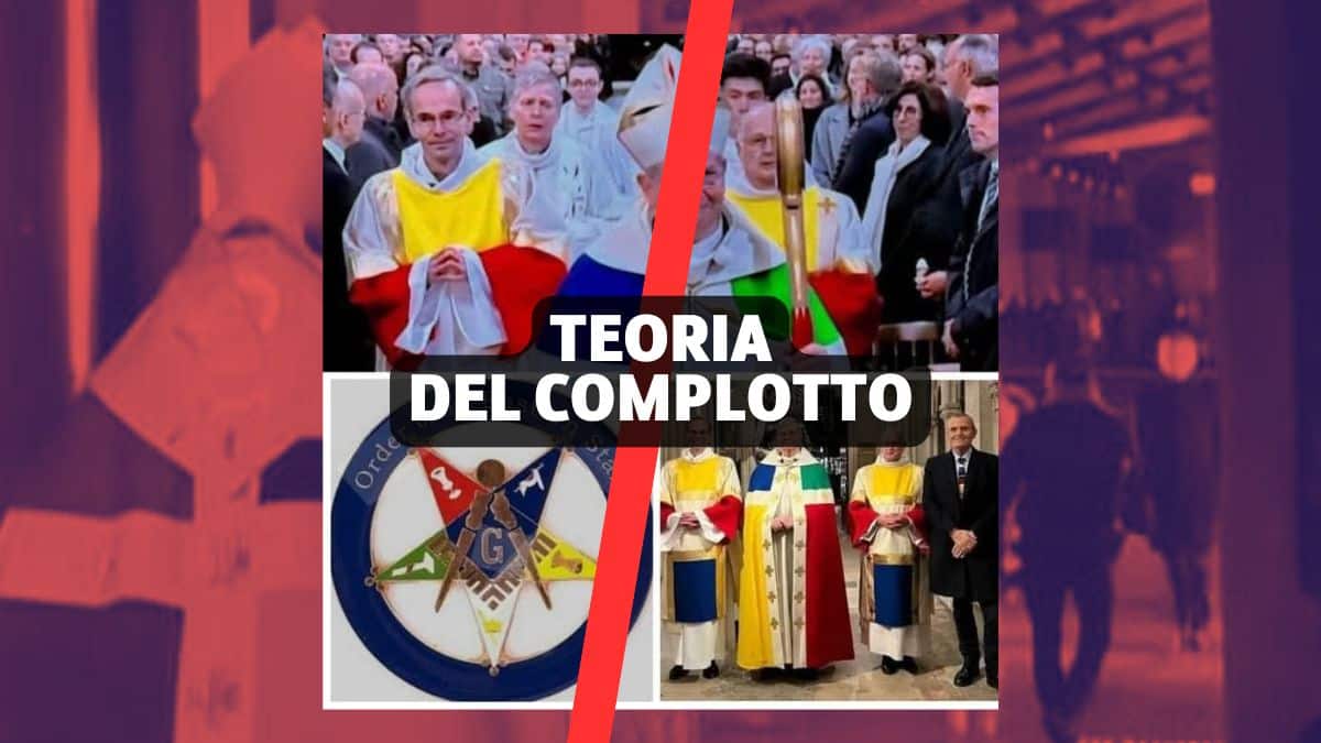 Notre-Dame e la teoria complotto degli abiti massonici 1 notredame arcivescovo vestito massonico 0.jpg