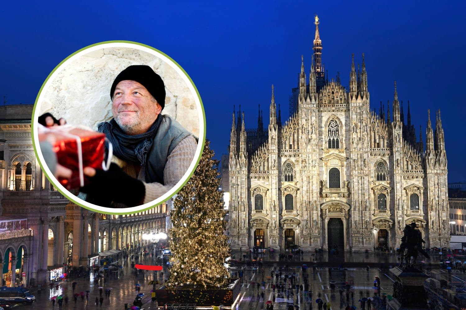 Anonimo benefattore ha regalato un panettone a ciascun senzatetto di Piazza Duomo a Milano: “donare ti arricchisce” 1 panettone senzatetto milano.jpg