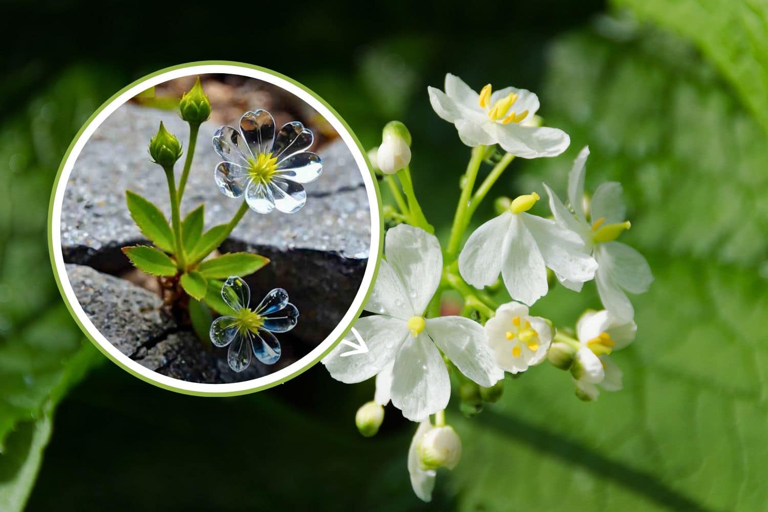 Fiori di cristallo: i petali di questa pianta diventano trasparenti quando piove, uno spettacolo unico al mondo 1 fiori trasparenti.jpg