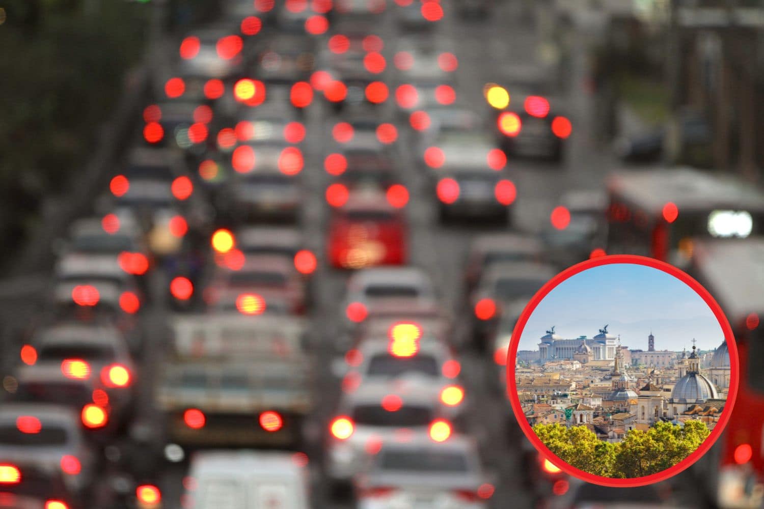 Questa è la città italiana più trafficata di Italia (la conosci bene e ha battuto persino New York) 1 traffico roma.jpg