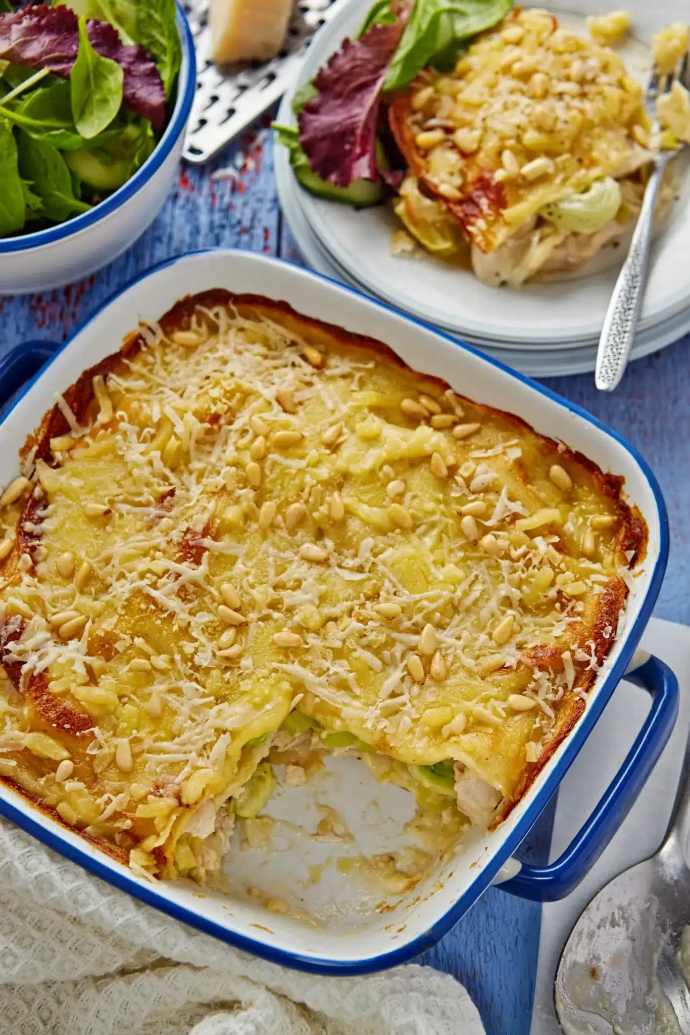 Lasagne al prosciutto cotto e porri 1 Lasagne ai porri scaled.jpg.webp
