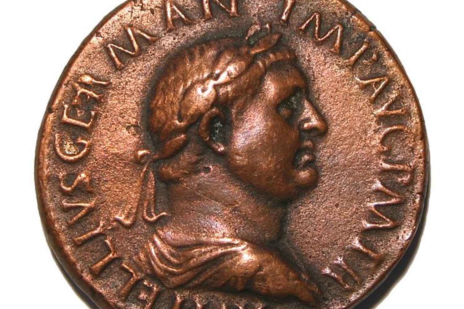 Pensionato scopre rarissima moneta romana in un campo di un contadino grazie al suo metal detector 1 moneta Aulo Vitellio.jpg