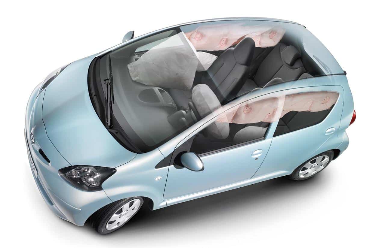 Toyota Aygo con Spia Airbag: si accende e non si può cancellare 1 Airbag Toyota Aygo 2005 2010.jpg