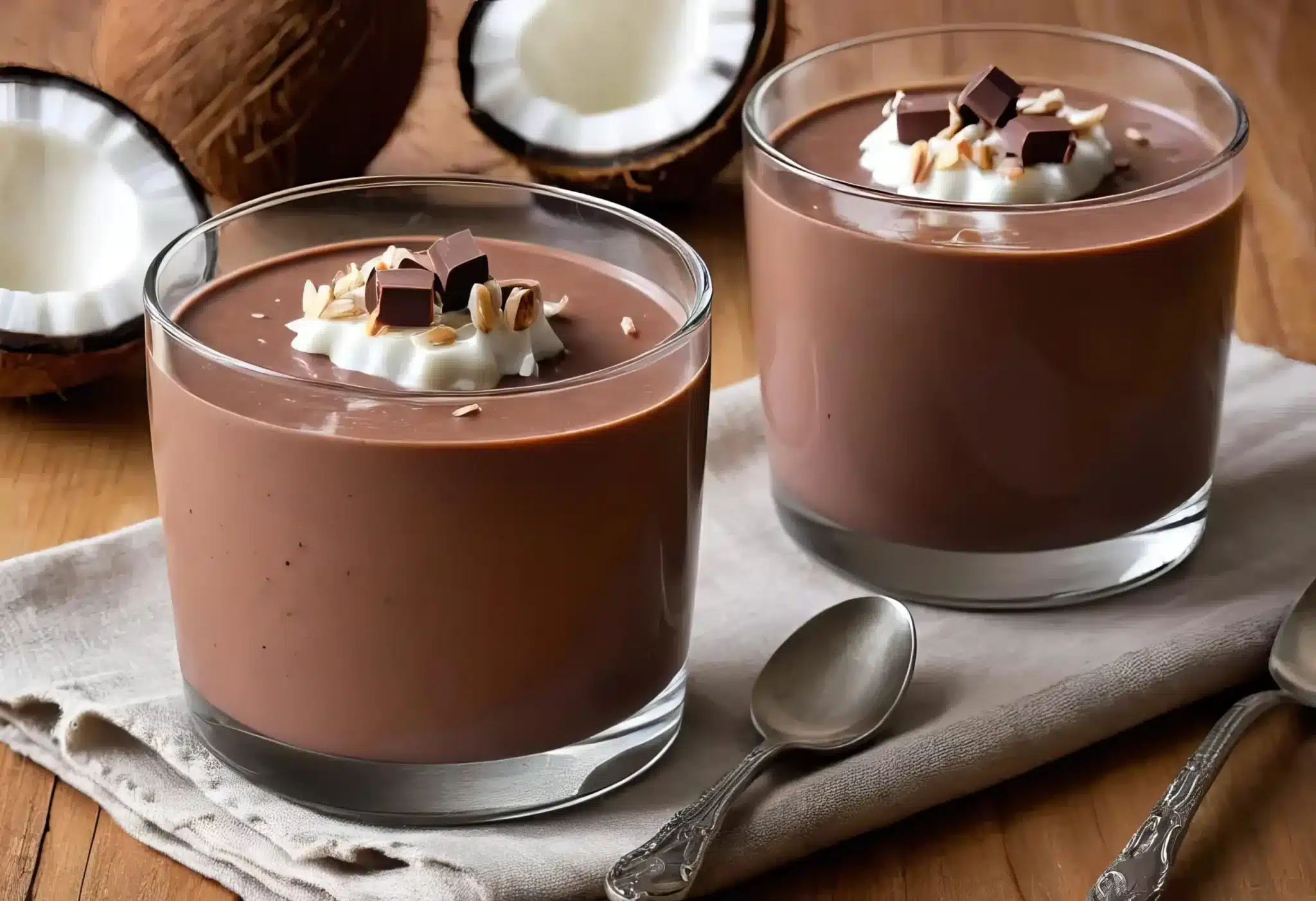 Dessert cioccolato e cocco: la mia ricetta è facile e golosissima! 1 Crema cioccolato e cocco scaled.jpg.webp