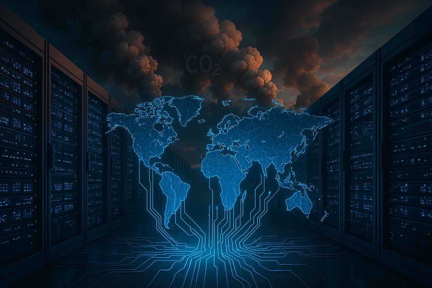 L’impennata dell’intelligenza artificiale raddoppierà la domanda di elettricità nei prossimi 5 anni, parola dell’IEA 1 IA inquinamento.jpg