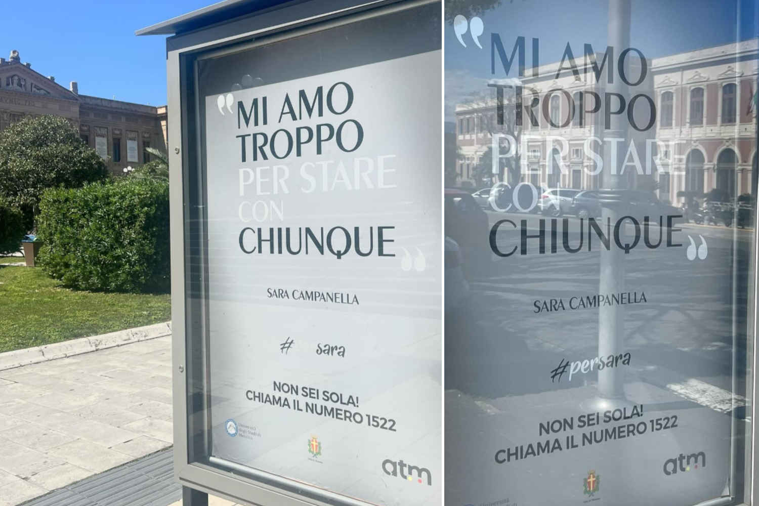 “Mi amo troppo per stare con chiunque”: la frase di Sara Campanella sulle pensiline del bus a Messina 1 Sara Campanella.jpg
