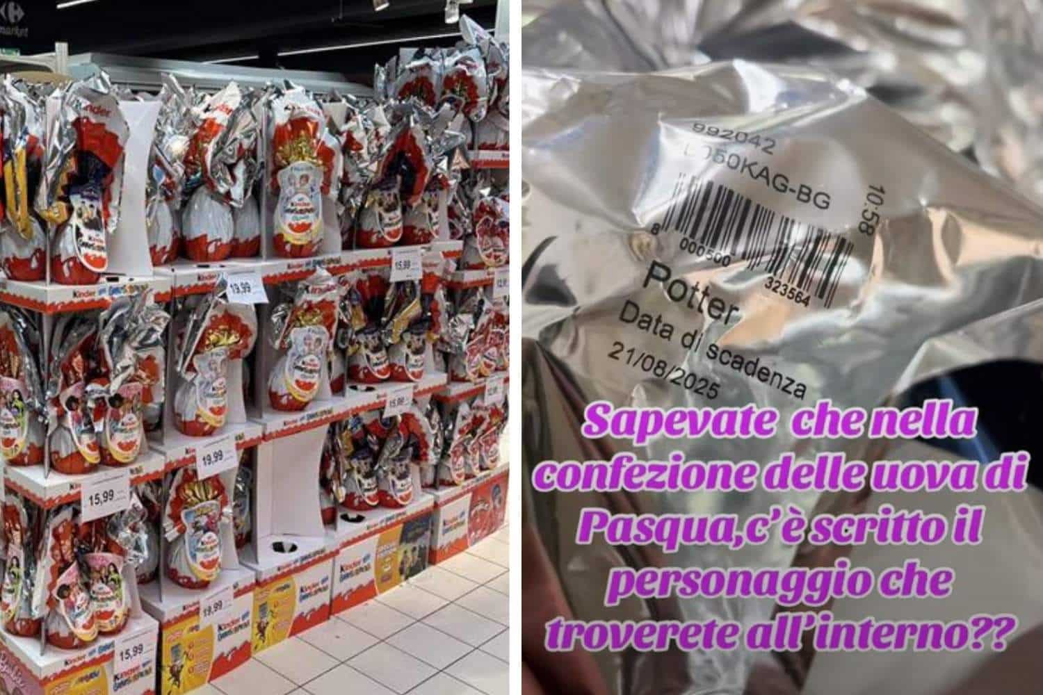 Cos’è questa storia che sulla confezione delle Uova di Pasqua Kinder c’è già spoilerata la sorpresa 1 uova di pasqua kinder spoiler sopresa.jpg