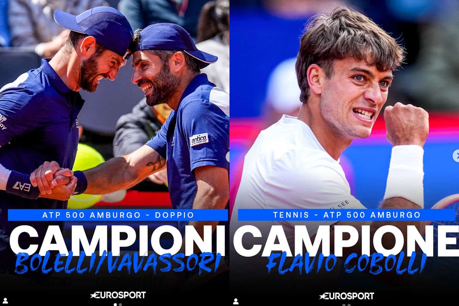 L’ATP 500 di Amburgo parla italiano: Flavio Cobolli e il doppio Bolelli-Vavassori scrivono un’altra stupenda pagina del tennis azzurro 1 atp amburgo trionfo italia c.jpg