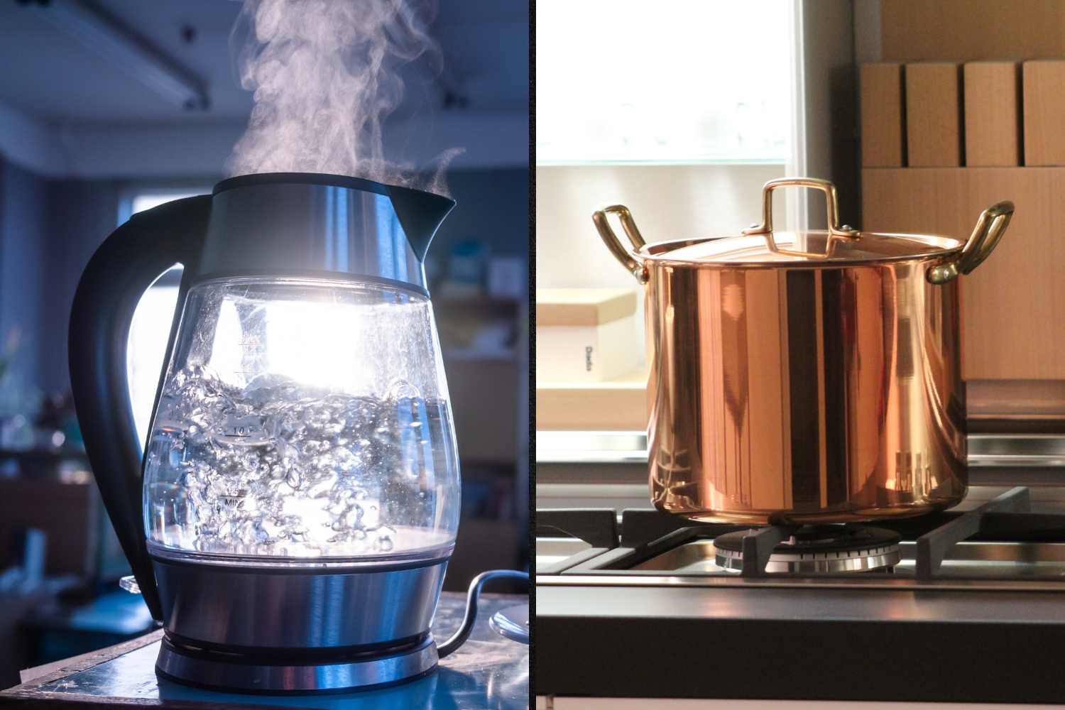 Bollitore elettrico vs. Pentola tradizionale: quale è più veloce ed efficiente? 1 bollitore vs pentola.jpg