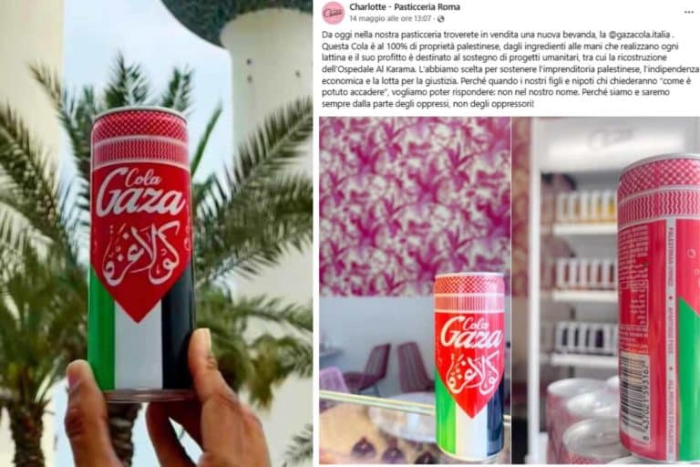 gaza cola pasticceria insulti.jpg