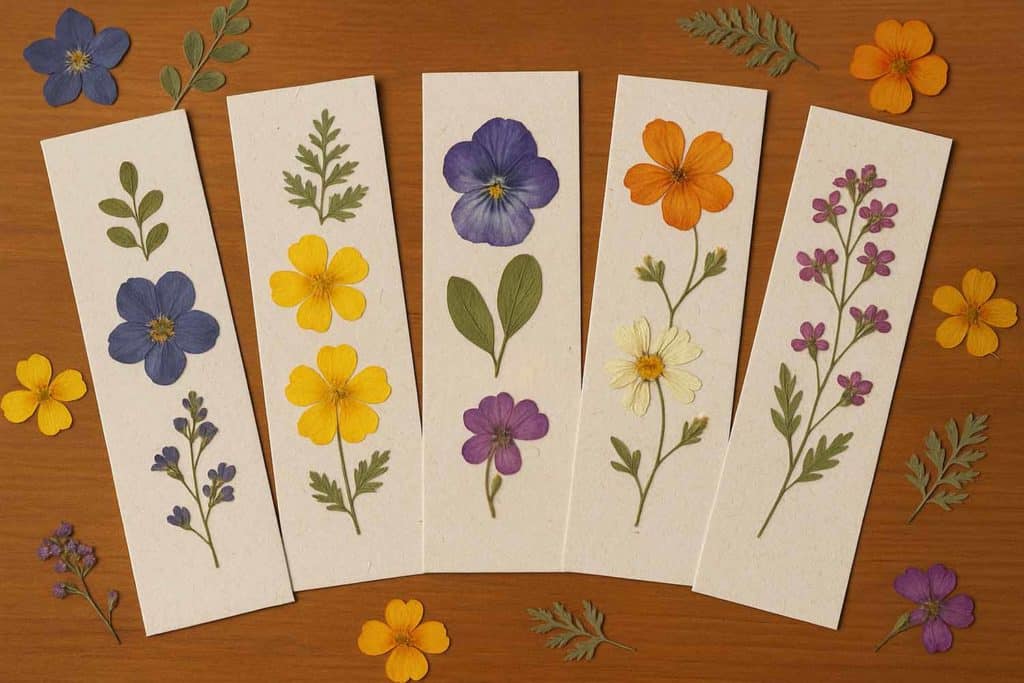 segnalibri con fiori pressati.jpg