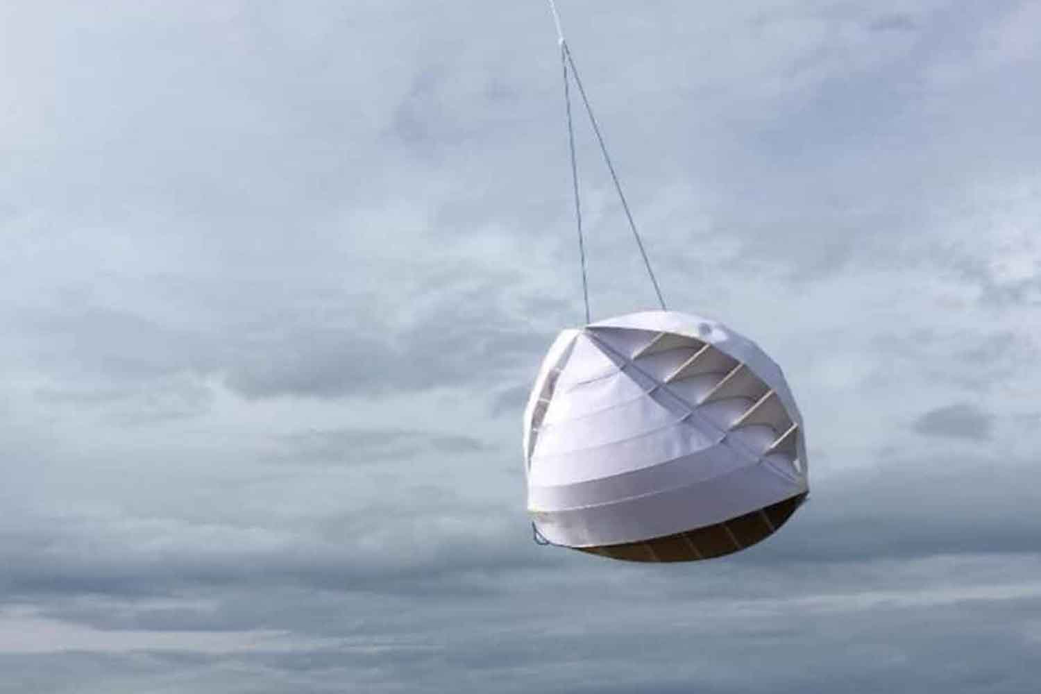 Energia infinita da ogni direzione: la rivoluzione della prima sfera eolica che convoglia il vento dentro la turbina 1 sfera eolica James Dyson Award.jpg