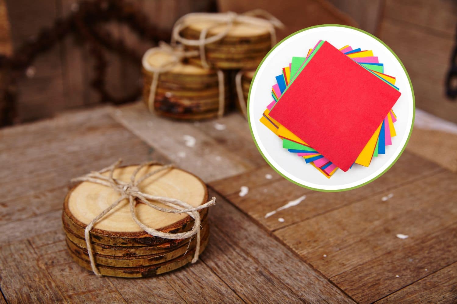 Sottobicchieri fai da te con tovaglioli di carta: un modo creativo e rapido per dare un tocco unico alla tua tavola! 1 sottobicchieri con tovaglioli 2.jpg