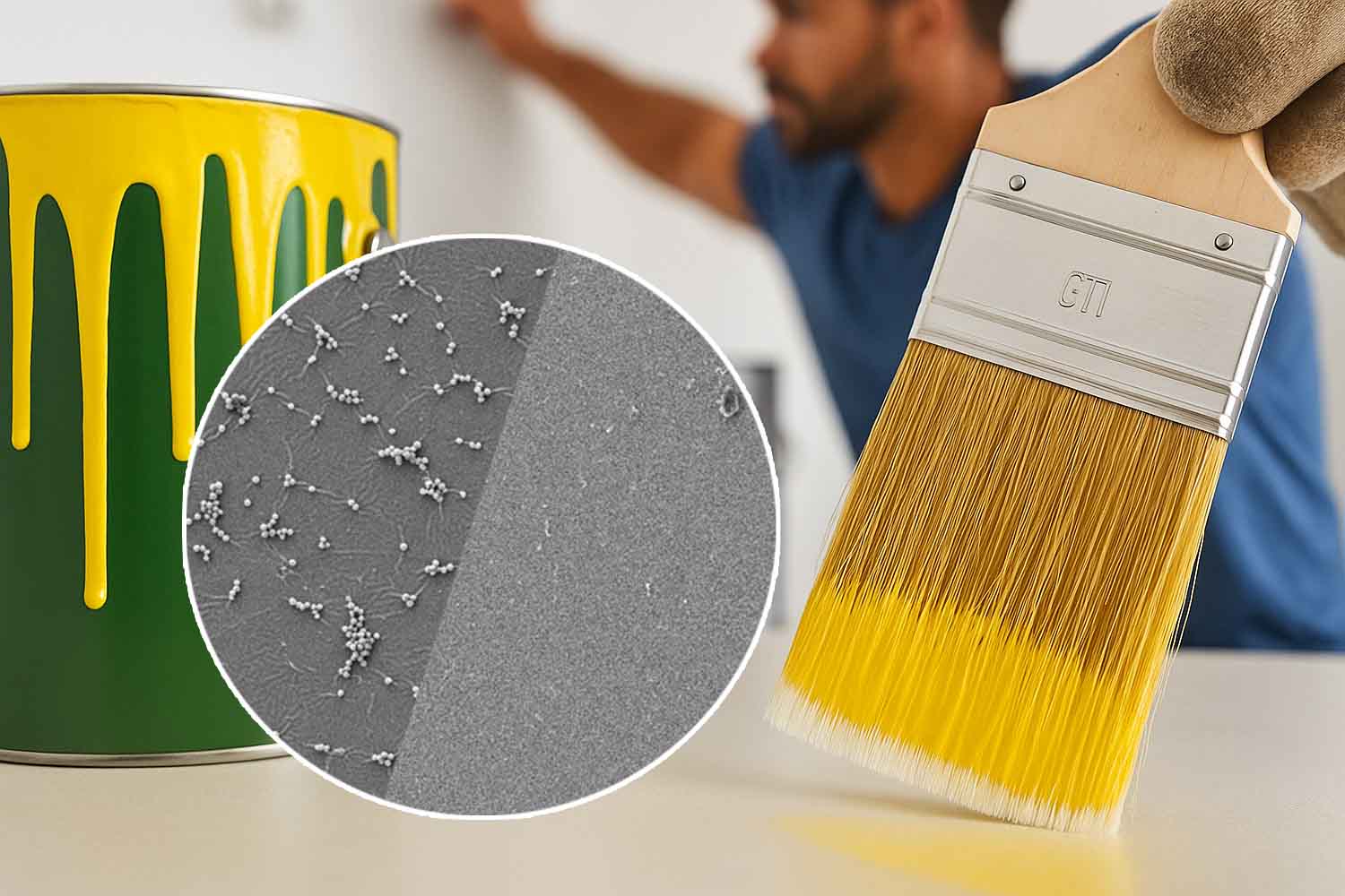 Ricercatori canadesi inventano vernice antimicrobica che elimina virus e batteri in meno di un’ora (anche al buio) 1 vernice anti virus.jpg