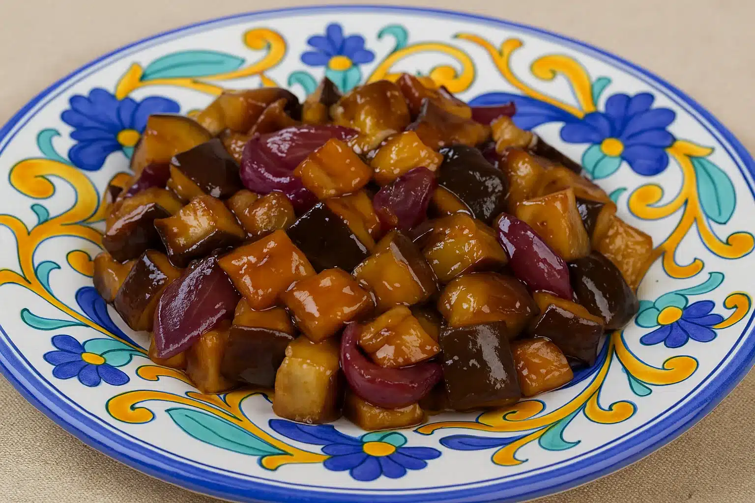 Melanzane in agrodolce con cipolle rosse di Tropea: una delizia! 1 0b43a06c eb5b 4dce 9212 9022730eb308.png.webp