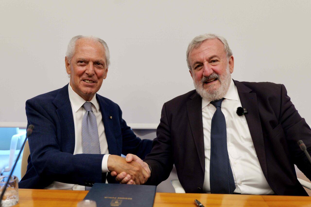 Pirelli Cyber Tyre, in Puglia il progetto per il monitoraggio strade 1 M.Tronchetti Provera M.Emiliano 02 scaled e1749631907180.jpg