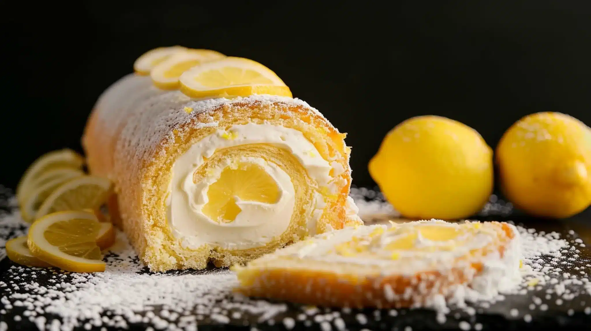 Rotolo al limone (Lemon Roll Cake): una ricetta golosissima! 1 Rotolo al limone scaled.jpg.webp