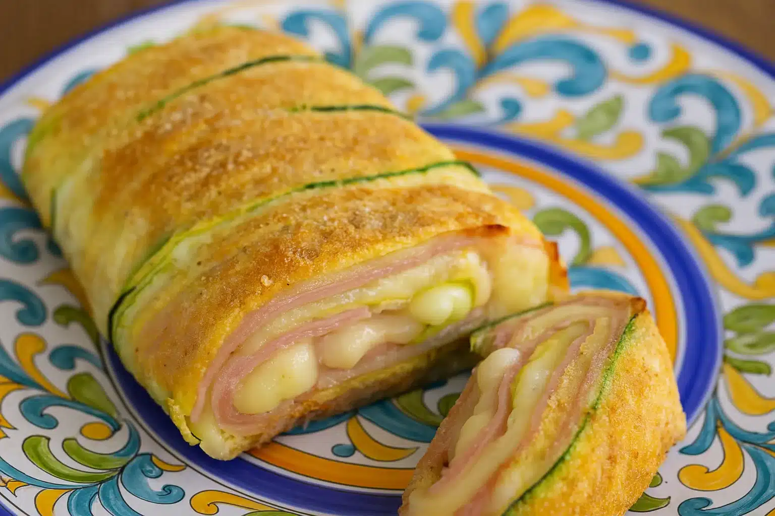 Rotolo di zucchine, prosciutto e formaggio: facilissimo, filante e senza uova! 1 6bde7c5b 5fb5 4721 b71f 32e2c50c6e0a.png.webp