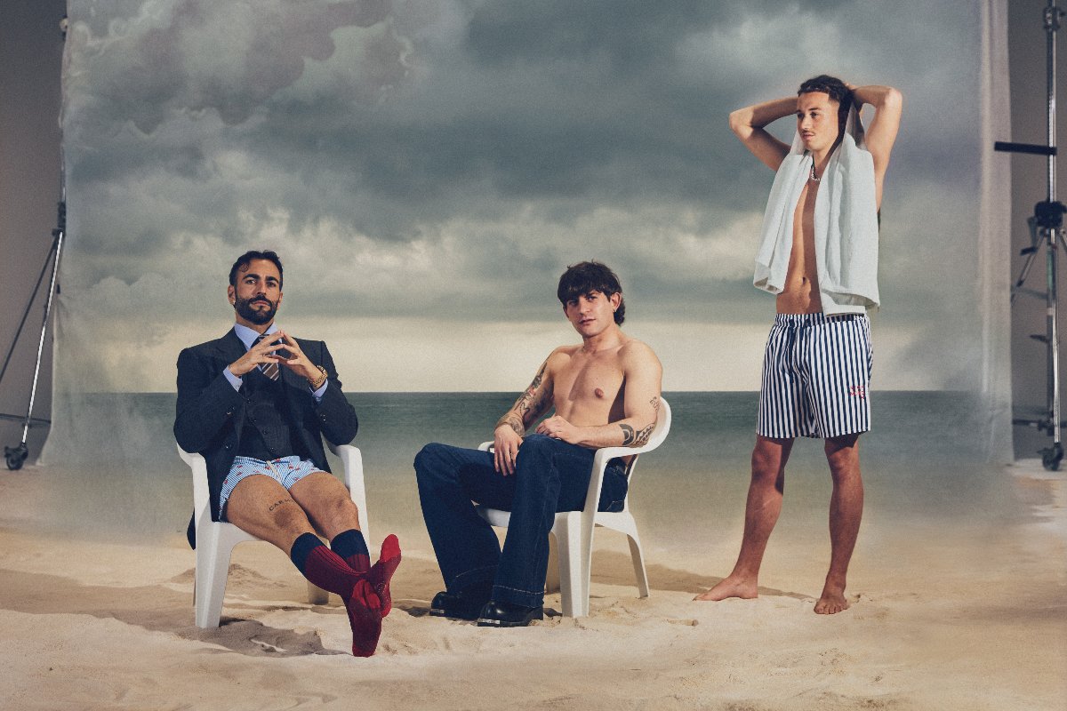 Chi è Sayf, il rapper di Sto bene al mare con Marco Mengoni e Rkomi 1 CS Marco Mengoni Rkomi Sayf.jpg