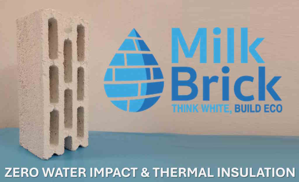 Milk brick: scarti dei caseifici al posto dell’acqua, ecco i “mattoni di latte” made in Sardegna che rivoluzionano il calcestruzzo 1 milk brick.jpg