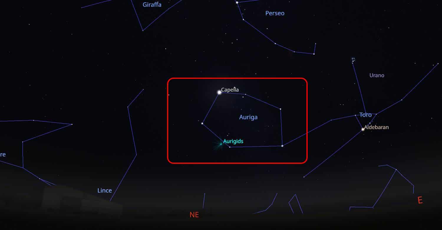 stelle cadenti theta aurigidi agosto 2025
