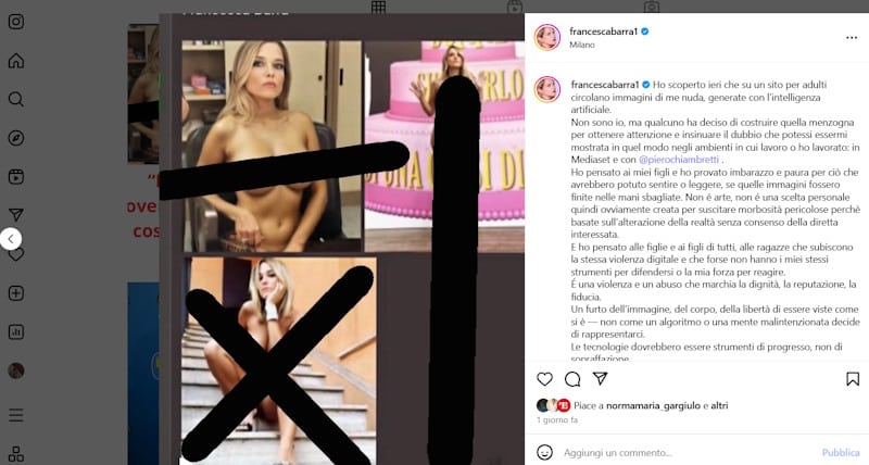 “Crea la tua schiava sessuale AI”: la violenza dei siti di deepfake porno che spogliano le donne 1 francesca barra.jpg