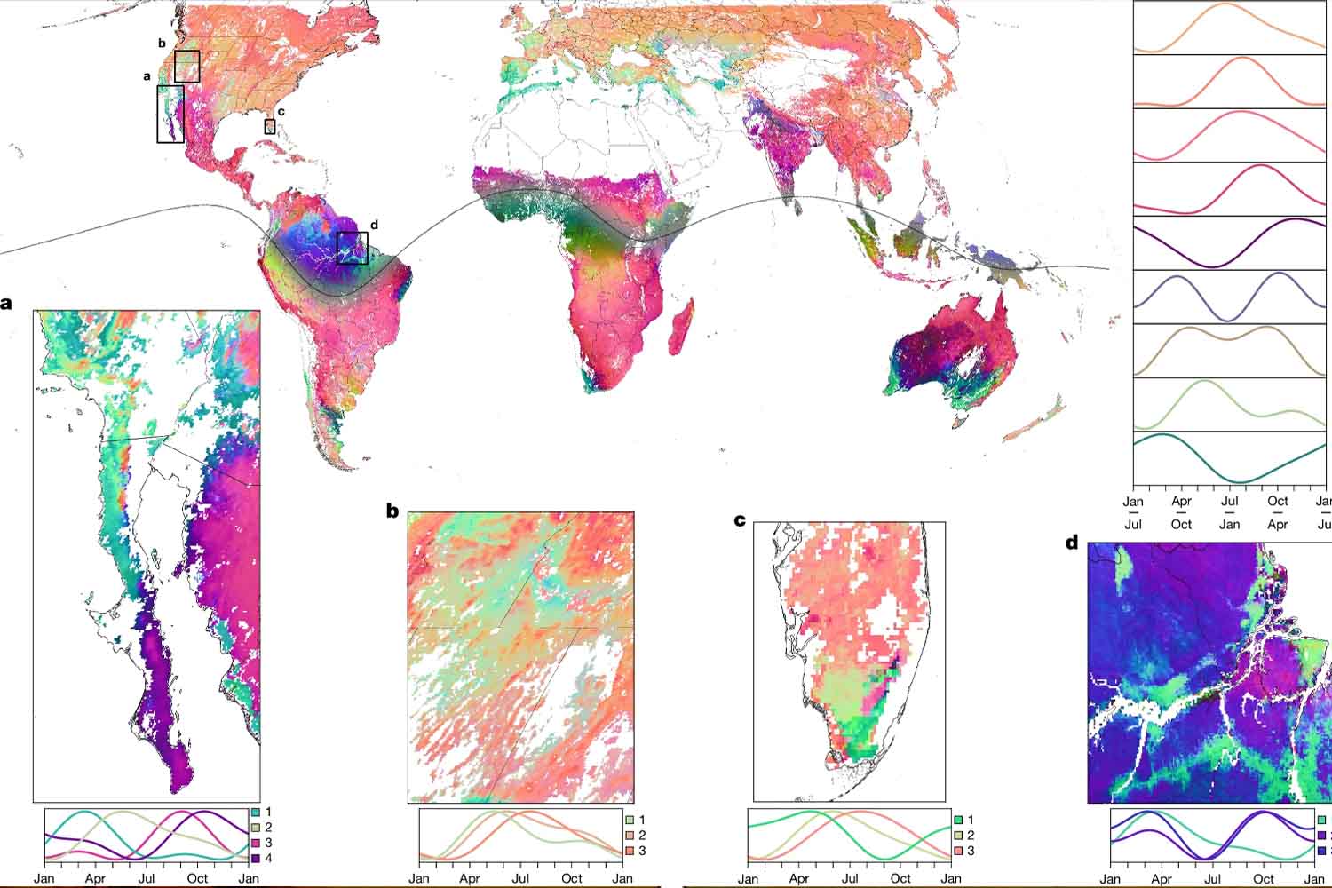 mappa stagioni Terra