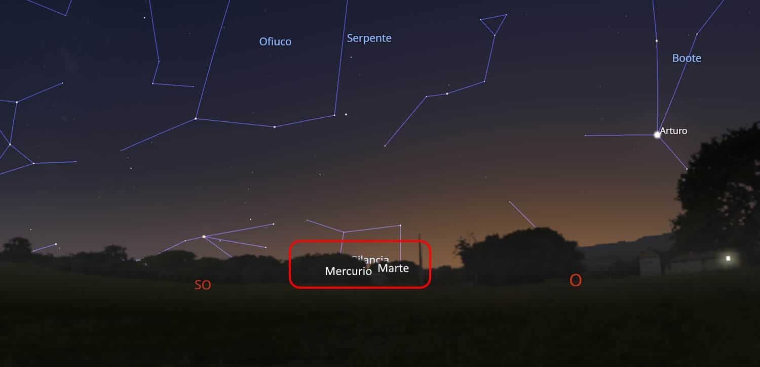 bacio marte mercurio