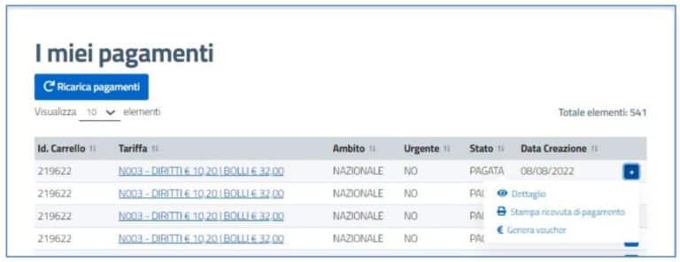 Rimborso PagoPa Portale Automobilista: come fare, guida passo per passo 2 Pagamenti PagoPA e1762446464412.jpg