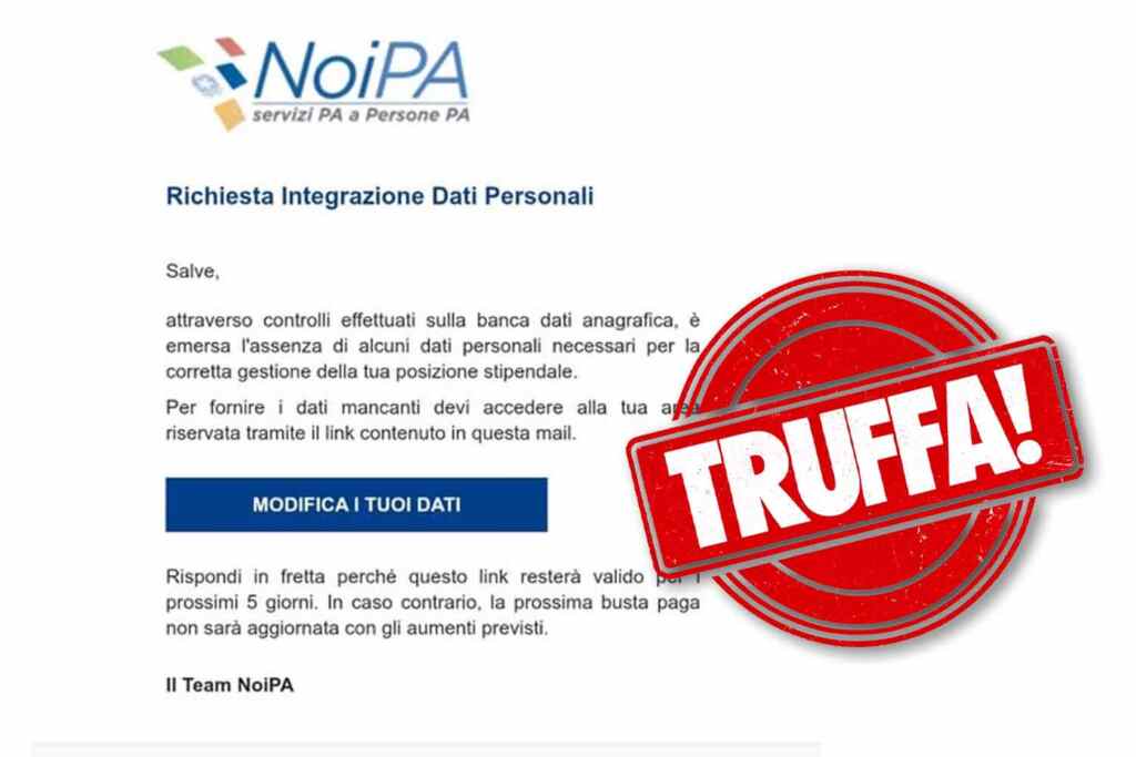 Truffa NoiPA