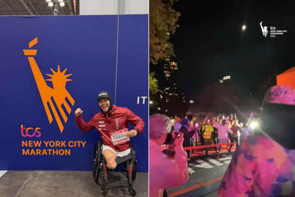Arriva ultimo alla Maratona di New York correndo con le protesi al posto delle gambe, ma è lui il vero campione 2 Ultimo maratona