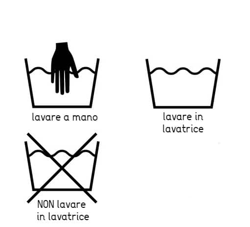 Come leggere le etichette sui vestiti per non sbagliare con lavatrice, asciugatrice e ferro da stiro 3 a mano o lavatrice 1.jpg
