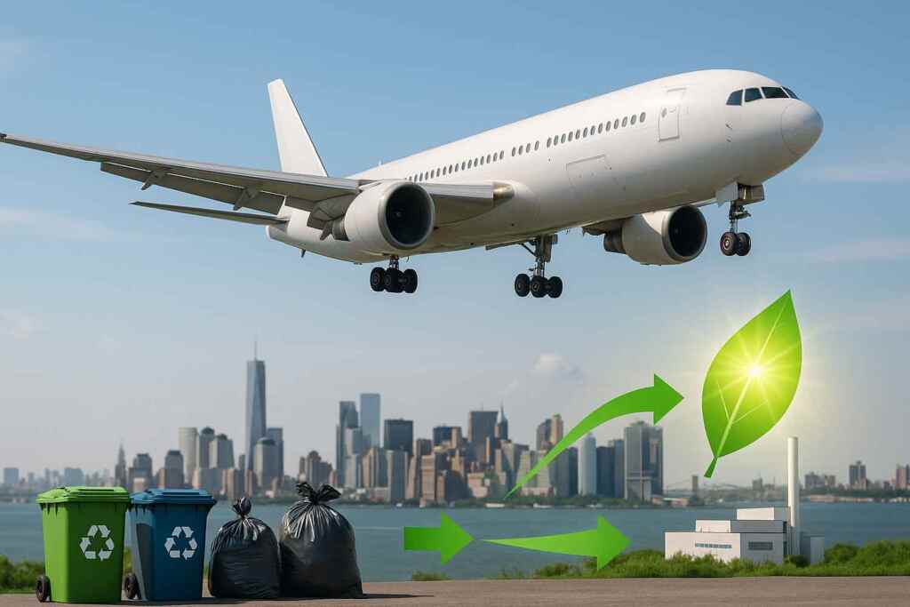 Volare con la spazzatura: così i rifiuti urbani possono ridurre del 90% le emissioni degli aerei 2 carburante aereo rifiuti
